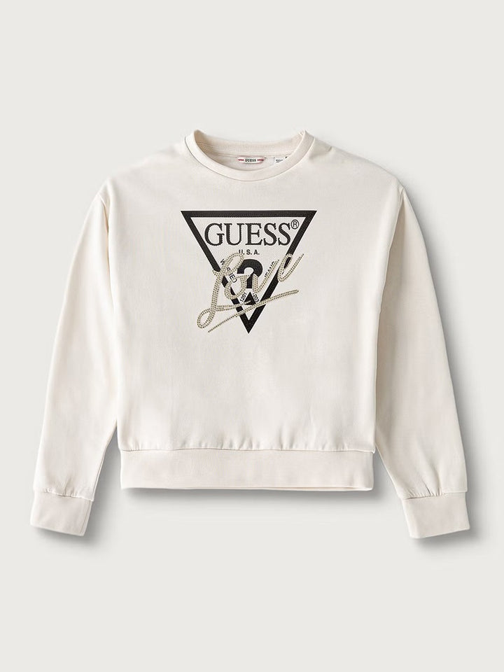 Παιδικό Φούτερ Guess RELAXED REGULAR LS ACTIVE TOP ΦΟΥΤΕΡ ΠΑΙΔΙΚΟ GIRL