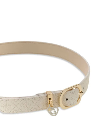 [J6BZ32W4042-G012-M] Παιδική Ζώνη Guess BELT ΖΩΝΗ ΠΑΙΔΙΚΟ GIRL (Εκρού, M)