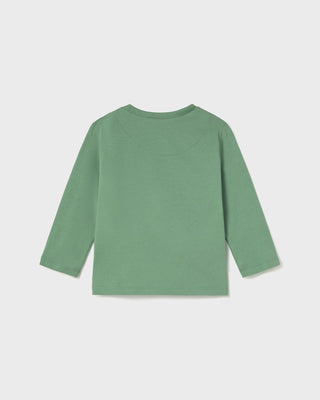[16-00108-018-2E] Παιδικό T-Shirt Μακρυμάνικο Basic Mayoral (Πράσινο, 2 Ε)