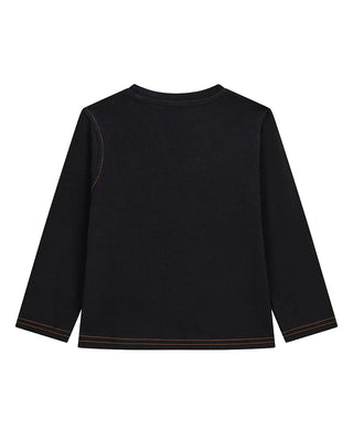 [N6BI13K5865-JBLK-2E] Παιδική Μπλούζα Guess LS T-SHIRT_LOGO ΜΠΛΟΥΖΑ ΠΑΙΔΙΚΟ BOY (2 Ε)