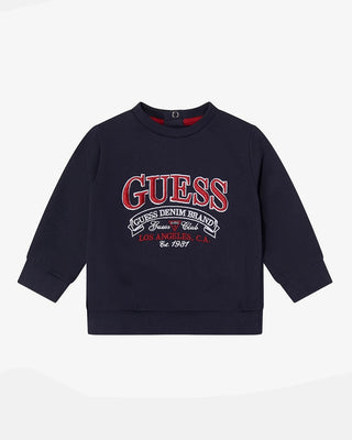 [I6BG02K5804-G7V2-12M] Παιδικό Σετ Guess SET LS ACTIVE TOP + KNIT DENIM ΣΕΤ ΠΑΙΔΙΚΟ BOY (Μπλε Σκούρο, 12 Μ)