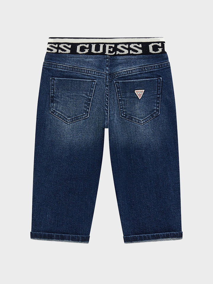 Παιδικό Παντελόνι Guess OVERSIZE BALOON COMFORT DENIM ΠΑΝΤΕΛΟΝΙ ΠΑΙΔΙΚΟ
