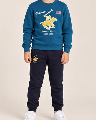 [76B1T0011K-LYONS BLUE-3E] Παιδική Φόρμα Beverly Hills Polo Club (3 Ε)
