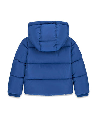 [N6BL01W4104-G7T2-3E] Παιδικό Μπουφάν Guess HOODED LS PUFFER W/ZIP ΜΠΟΥΦΑΝ ΠΑΙΔΙΚΟ BOY (Μπλε, 3 Ε)