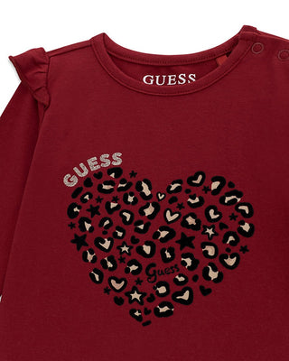 [A6BG06K5973-G5B7-12M] Παιδικό Σετ Guess SET LS T-SHIRT + LEGGINGS ΣΕΤ ΠΑΙΔΙΚΟ GIRL (12 Μ)