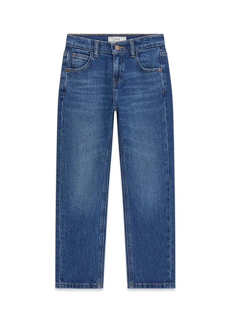 Παιδικό Παντελόνι Guess REGULAR COMFORT COTTON DENIM P ΠΑΝΤΕΛΟΝΙ ΠΑΙΔΙΚΟ BOY