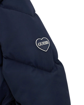 [K6BL03W3963-G7P1-3E] Παιδικό Μπουφάν Guess HOODED LS LONG PUFFER W/ZIP ΜΠΟΥΦΑΝ ΠΑΙΔΙΚΟ GIRL (3 Ε)
