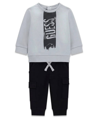 [I6BG13K5825-G9F3-12M] Παιδικό Σετ Guess SET: TERRY ACTIVE TOP+ TERRY ΣΕΤ ΠΑΙΔΙΚΟ BOY (12 Μ)