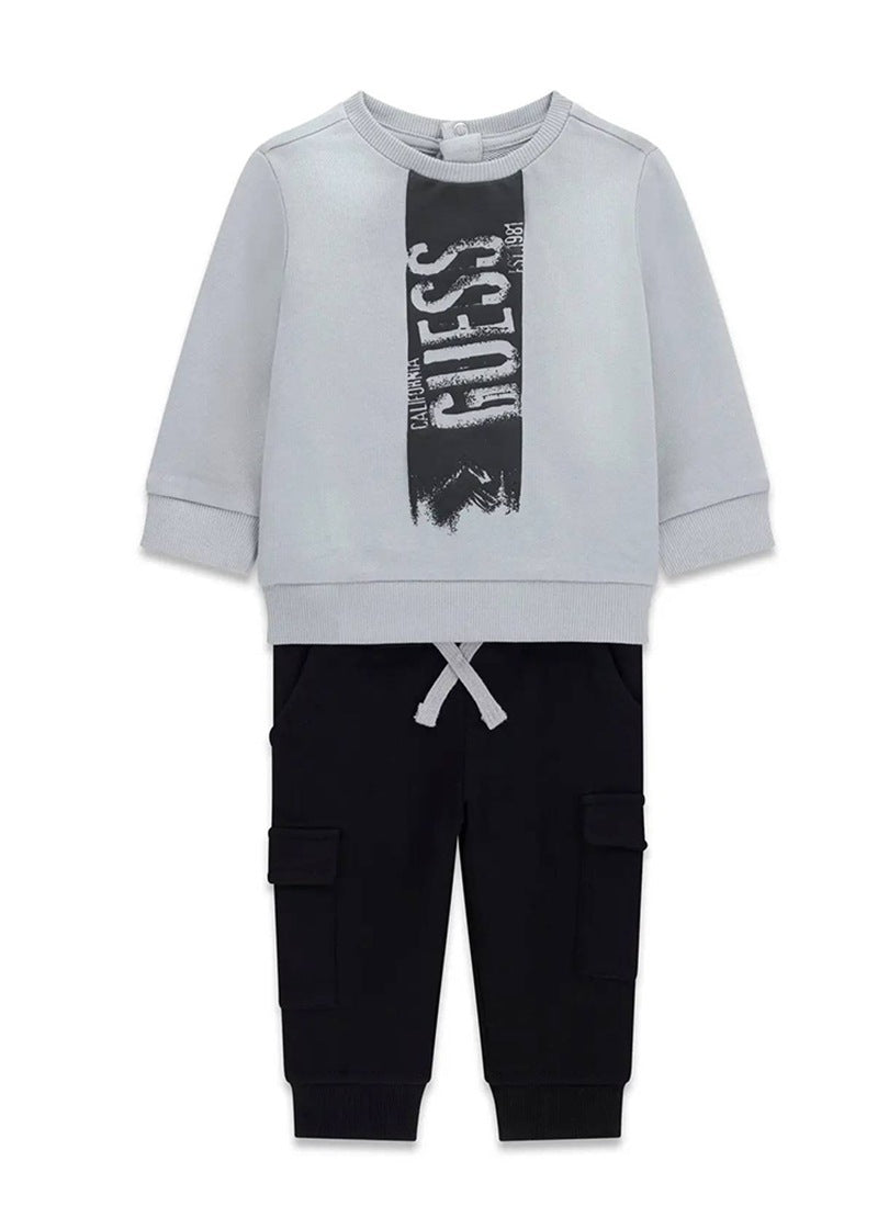 Παιδικό Σετ Guess SET: TERRY ACTIVE TOP+ TERRY ΣΕΤ ΠΑΙΔΙΚΟ BOY