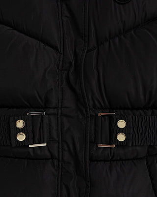 [J6BL03W3995-JBLK-8E] Παιδικό Μπουφάν Guess HOODED LS PUFFER W/ZIP ΜΠΟΥΦΑΝ ΠΑΙΔΙΚΟ GIRL (Μαύρο, 8 Ε)