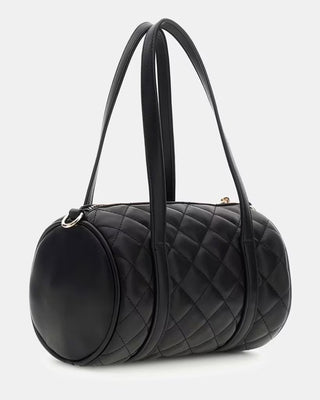 [J6BZ01W3949-JBLK-OneSize] Παιδική Τσάντα Guess BARREL BAG ΤΣΑΝΤΑ ΠΑΙΔΙΚΟ GIRL (Μαύρο)