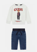 Παιδικό Σετ Guess SET LS ACTIVE TOP + KNIT DENIM ΣΕΤ ΠΑΙΔΙΚΟ BOY