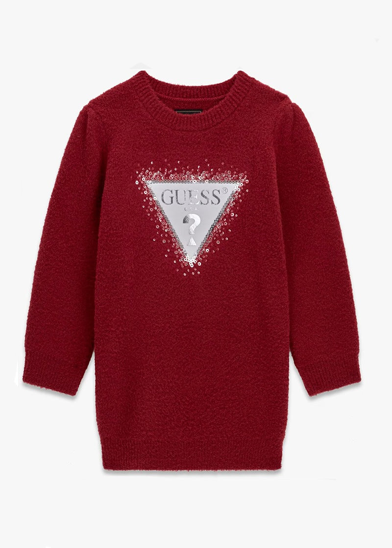Παιδικό Φόρεμα Guess LS SWEATER DRESS ΦΟΡΕΜΑ ΠΑΙΔΙΚΟ GIRL