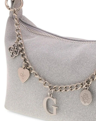 [J6BZ33K6616-SLV-OneSize] Παιδική Τσάντα Guess MINI CHARM BAG ΤΣΑΝΤΑ ΠΑΙΔΙΚΟ GIRL (Γκρι)