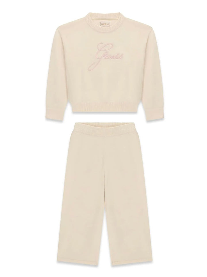 Παιδικό Σετ Guess SET: HOODED LS SWEATER TOP+ SW ΣΕΤ ΠΑΙΔΙΚΟ GIRL