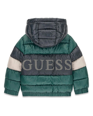 [N6BL04W4114-FMKM-3E] Παιδικό Μπουφάν Guess HOODED LS PUFFER W/ZIP ΜΠΟΥΦΑΝ ΠΑΙΔΙΚΟ BOY (3 Ε)