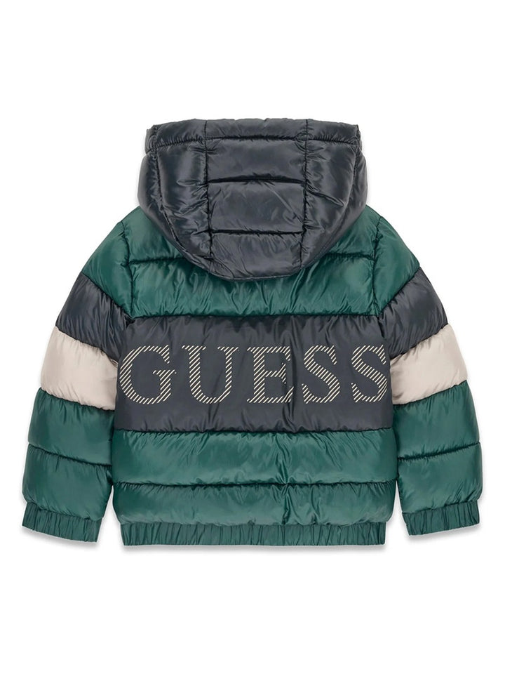 Παιδικό Μπουφάν Guess HOODED LS PUFFER W/ZIP ΜΠΟΥΦΑΝ ΠΑΙΔΙΚΟ BOY