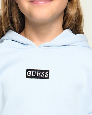 [J6BQ12K6099-G7JZ-8E] Παιδικό Φούτερ Guess HOODED LS ACTIVE TOP ΦΟΥΤΕΡ ΠΑΙΔΙΚΟ GIRL (Μπλε, 8 Ε)