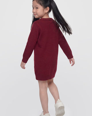 [K6BK08Z1308-G5B7-3E] Παιδικό Φόρεμα Guess LS SWEATER DRESS ΦΟΡΕΜΑ ΠΑΙΔΙΚΟ GIRL (3 Ε)