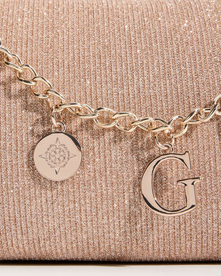 [J6BZ33K6616-GLD-OneSize] Παιδική Τσάντα Guess MINI CHARM BAG ΤΣΑΝΤΑ ΠΑΙΔΙΚΟ GIRL (Κίτρινο)