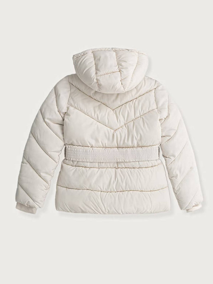 Παιδικό Μπουφάν Guess HOODED LS PUFFER W/ZIP ΜΠΟΥΦΑΝ ΠΑΙΔΙΚΟ GIRL