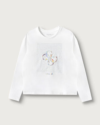 [J6BI30K5832-G011-8E] Παιδική Μπλούζα Guess MIDI LS T-SHIRT ΜΠΛΟΥΖΑ ΠΑΙΔΙΚΟ GIRL (8 Ε)