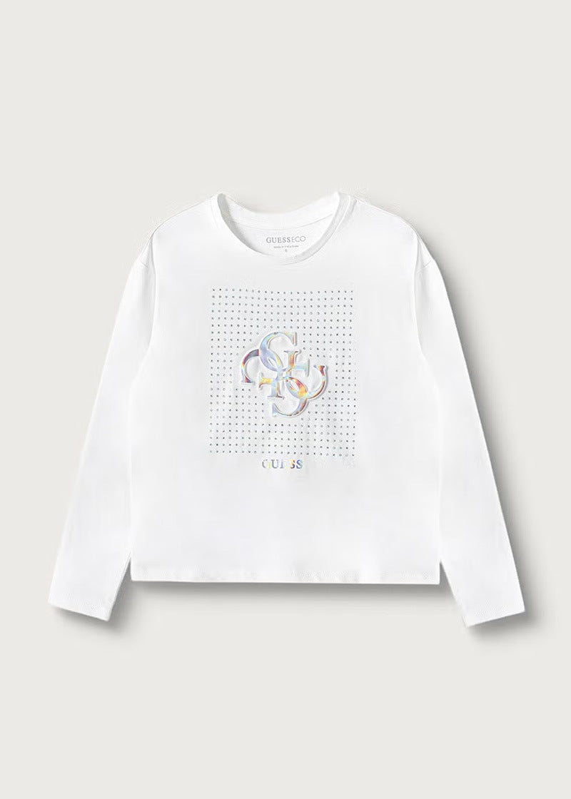 Παιδική Μπλούζα Guess MIDI LS T-SHIRT ΜΠΛΟΥΖΑ ΠΑΙΔΙΚΟ GIRL