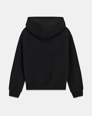 [J6BQ06K6091-JBLK-8E] Παιδικό Φούτερ Guess RELAXED REGULAR HOODED LS ACT ΦΟΥΤΕΡ ΠΑΙΔΙΚΟ GIRL (Μαύρο, 8 Ε)