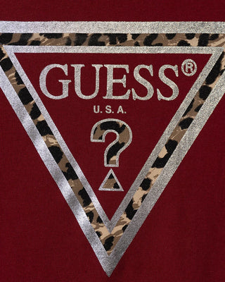 [J6BI02K5771-G532-8E] Παιδική Μπλούζα Guess LS T-SHIRT_LOGO ΜΠΛΟΥΖΑ ΠΑΙΔΙΚΟ GIRL (Κόκκινο, 8 Ε)