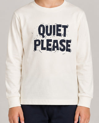 [6675189-03-8E] Παιδική Πιτζάμα QUIET PLEASE Prod (Εκρού, 8 Ε)
