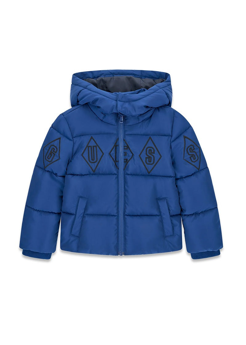 Παιδικό Μπουφάν Guess HOODED LS PUFFER W/ZIP ΜΠΟΥΦΑΝ ΠΑΙΔΙΚΟ BOY