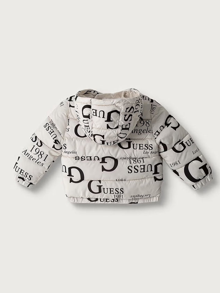 Παιδικό Μπουφάν Guess OVERSIZE HOODED PADDED LS PUFF ΜΠΟΥΦΑΝ UNISEX