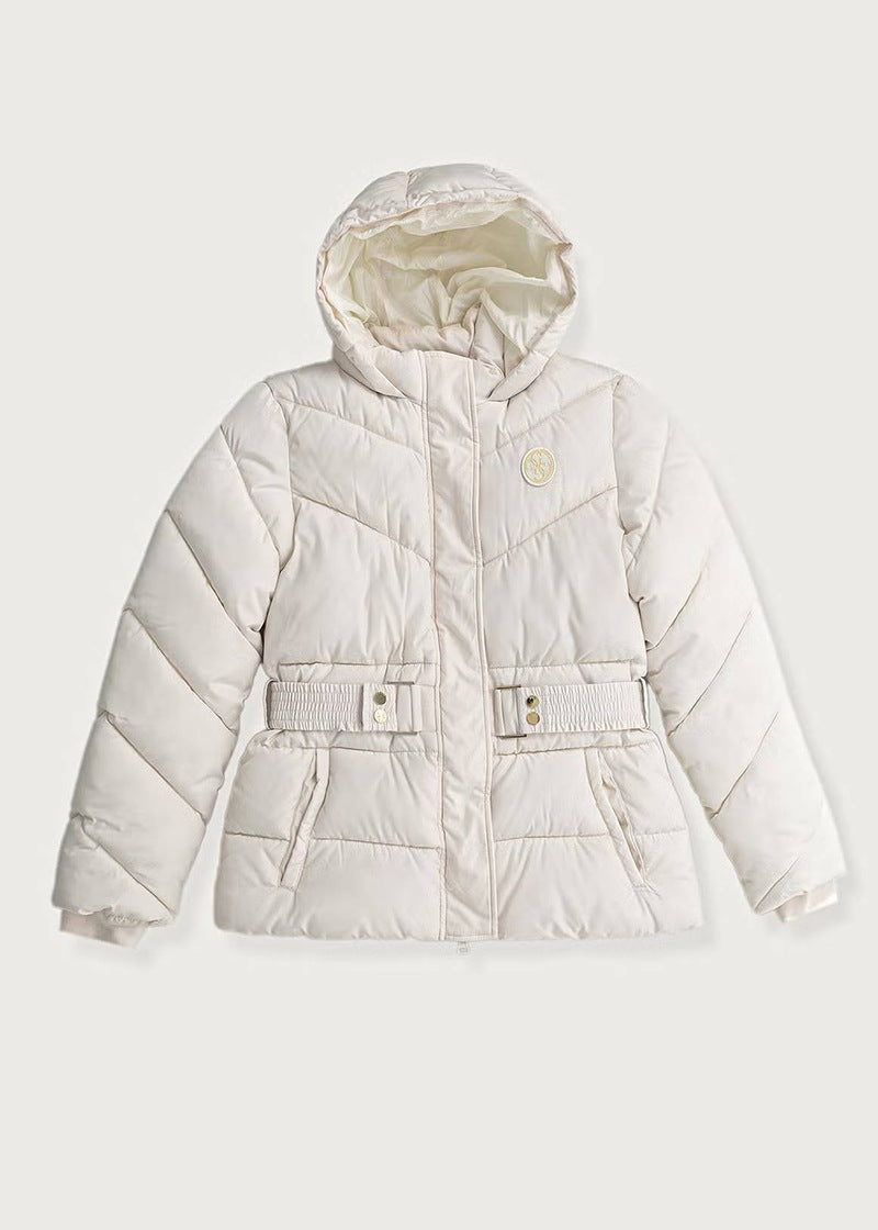 Παιδικό Μπουφάν Guess HOODED LS PUFFER W/ZIP ΜΠΟΥΦΑΝ ΠΑΙΔΙΚΟ GIRL