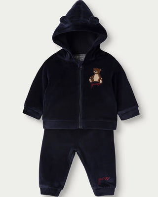 [H6BG10K6029-G7V2-6-9M] Παιδικό Σετ Guess SET HOODED LS ACTIVE TOP W/ZIP ΣΕΤ UNISEX (6-9 Μ)