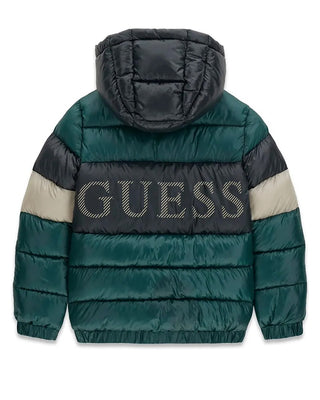 [L6BL04W3947-FMKM-8E] Παιδικό Μπουφάν Guess HOODED LS PUFFER W/ZIP ΜΠΟΥΦΑΝ ΠΑΙΔΙΚΟ BOY (8 Ε)