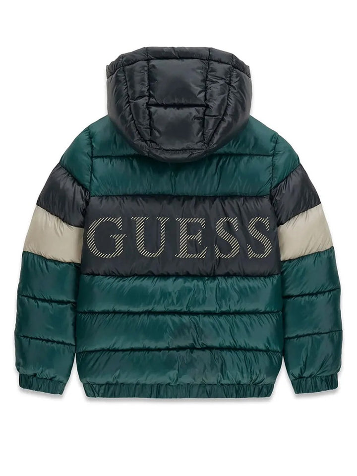 Παιδικό Μπουφάν Guess HOODED LS PUFFER W/ZIP ΜΠΟΥΦΑΝ ΠΑΙΔΙΚΟ BOY