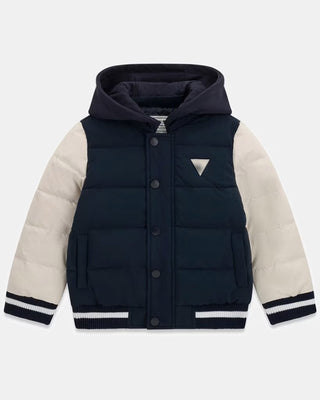 [N6BL05W4115-G7V2-2E] Παιδικό Μπουφάν Guess HOODED LS PADDED JACKET W/ZIP ΜΠΟΥΦΑΝ ΠΑΙΔΙΚΟ BOY (2 Ε)