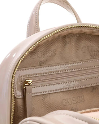[J6BZ11W3982-G1ET-OneSize] Παιδική Τσάντα Guess MINI BACKPACK ΤΣΑΝΤΑ ΠΑΙΔΙΚΟ GIRL (Μπεζ)
