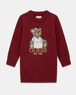 [K6BK08Z1308-G5B7-3E] Παιδικό Φόρεμα Guess LS SWEATER DRESS ΦΟΡΕΜΑ ΠΑΙΔΙΚΟ GIRL (3 Ε)