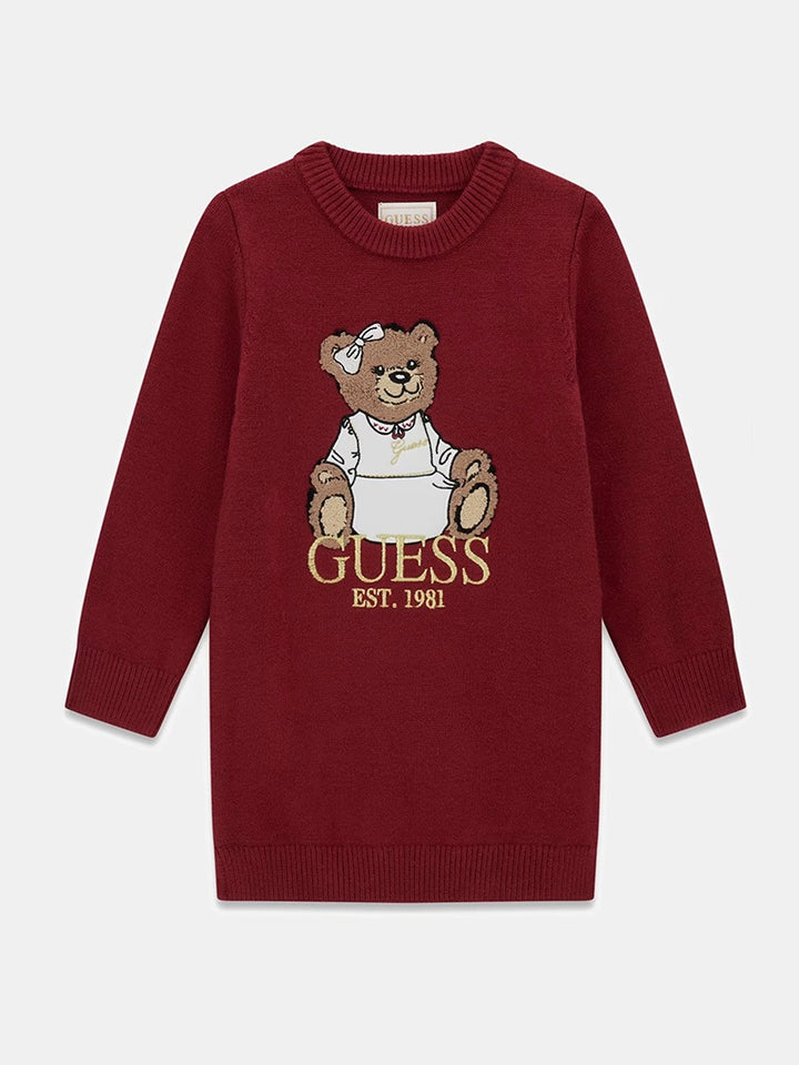 Παιδικό Φόρεμα Guess LS SWEATER DRESS ΦΟΡΕΜΑ ΠΑΙΔΙΚΟ GIRL