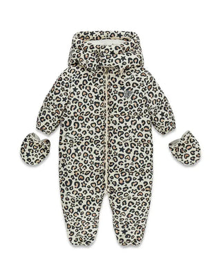 [H6BG02W4053-PMTU-6-9M] Παιδικό Φορμάκι Guess HOODED PADDED LS OVERALL ΦΟΡΜΑΚΙ (Πολύχρωμο, 6-9 Μ)