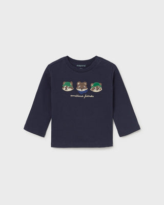 [16-02018-051-12M] Παιδικό T-Shirt Μακρυμάνικο Κεντηματα Mayoral (12 Μ)