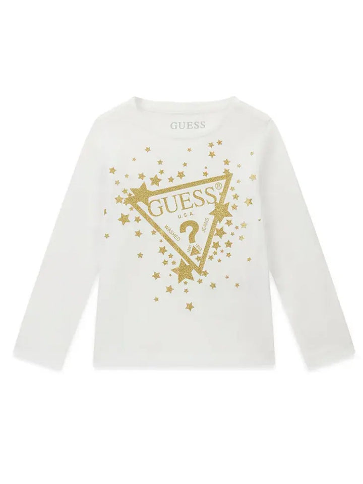 Παιδική Μπλούζα Guess LS T-SHIRT_LOGO ΜΠΛΟΥΖΑ ΠΑΙΔΙΚΟ GIRL