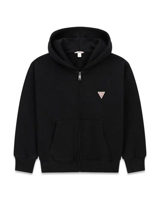 [L6BQ20K8106-JBLK-8E] Παιδικό Φούτερ Guess HOODED LS ACTIVE TOP W/ZIP ΦΟΥΤΕΡ ΠΑΙΔΙΚΟ (Μαύρο, 8 Ε)