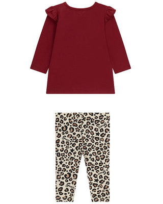 [A6BG06K5973-G5B7-12M] Παιδικό Σετ Guess SET LS T-SHIRT + LEGGINGS ΣΕΤ ΠΑΙΔΙΚΟ GIRL (12 Μ)