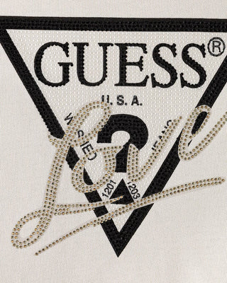 [J6BQ20K8007-G012-8E] Παιδικό Φούτερ Guess RELAXED REGULAR LS ACTIVE TOP ΦΟΥΤΕΡ ΠΑΙΔΙΚΟ GIRL (Εκρού, 8 Ε)