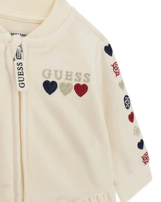 [A6BG08K5975-G012-6-9M] Παιδικό Σετ Guess SET_ LS CARDIGAN + SWEATER PAN ΣΕΤ ΠΑΙΔΙΚΟ GIRL (6-9 Μ)