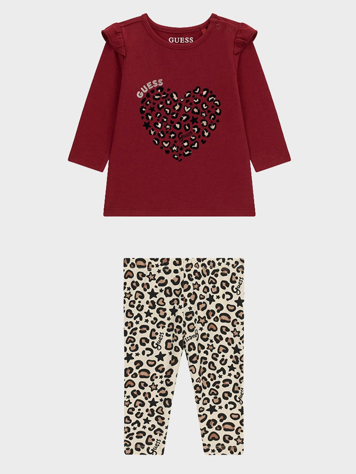 Παιδικό Σετ Guess SET LS T-SHIRT + LEGGINGS ΣΕΤ ΠΑΙΔΙΚΟ GIRL