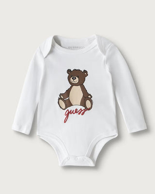 [H6BG10K6029-G7V2-6-9M] Παιδικό Σετ Guess SET HOODED LS ACTIVE TOP W/ZIP ΣΕΤ UNISEX (6-9 Μ)