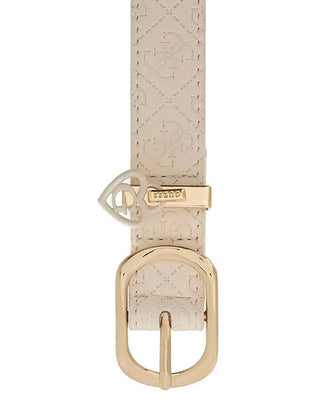 [J6BZ32W4042-G012-M] Παιδική Ζώνη Guess BELT ΖΩΝΗ ΠΑΙΔΙΚΟ GIRL (Εκρού, M)
